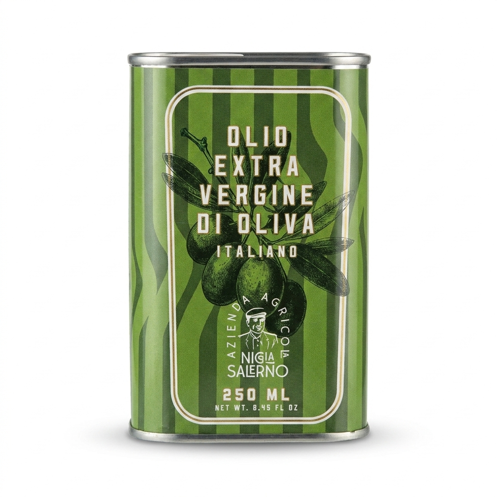 Extra Virgin Spicy Olive Oil 250ml (Tin can)